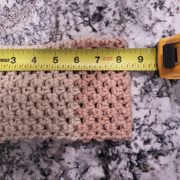 Winter Handmade Crochet Bow Headband/Ear Warmer - Picture 10 of 11